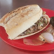 Lonche de Bistec con Queso