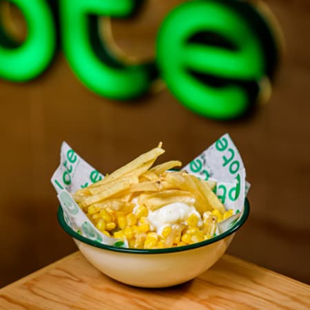 French Esquite Fries Grano Amarillo