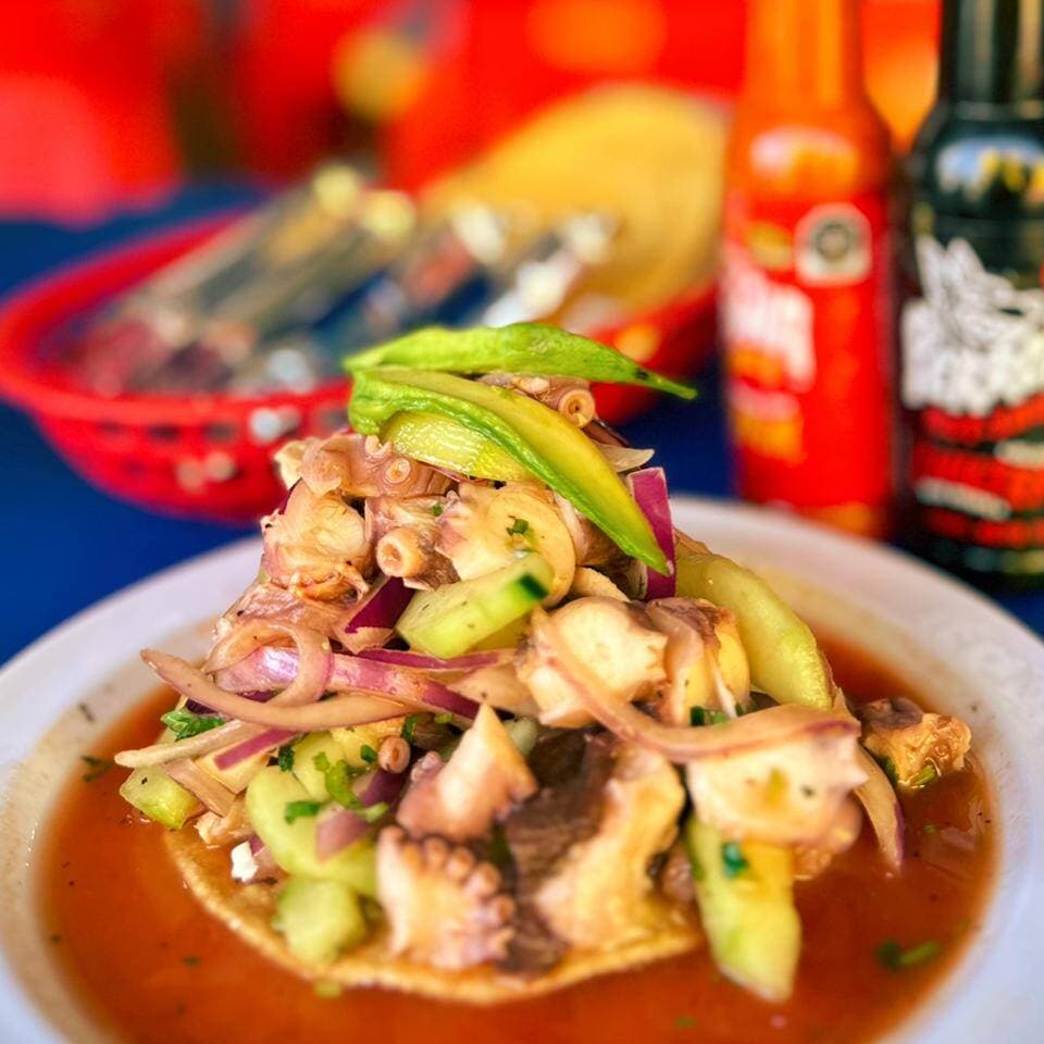 Tostada de Pulpo
