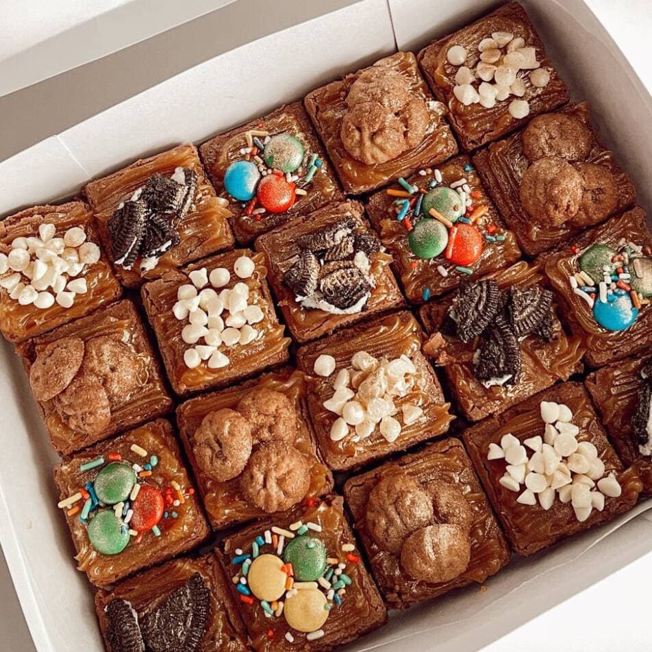 X20 Mini Brownies Topping