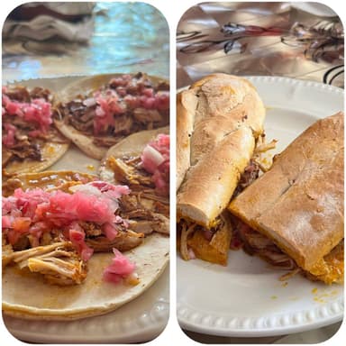 1 Torta + 1 Taco + 1 Refresco