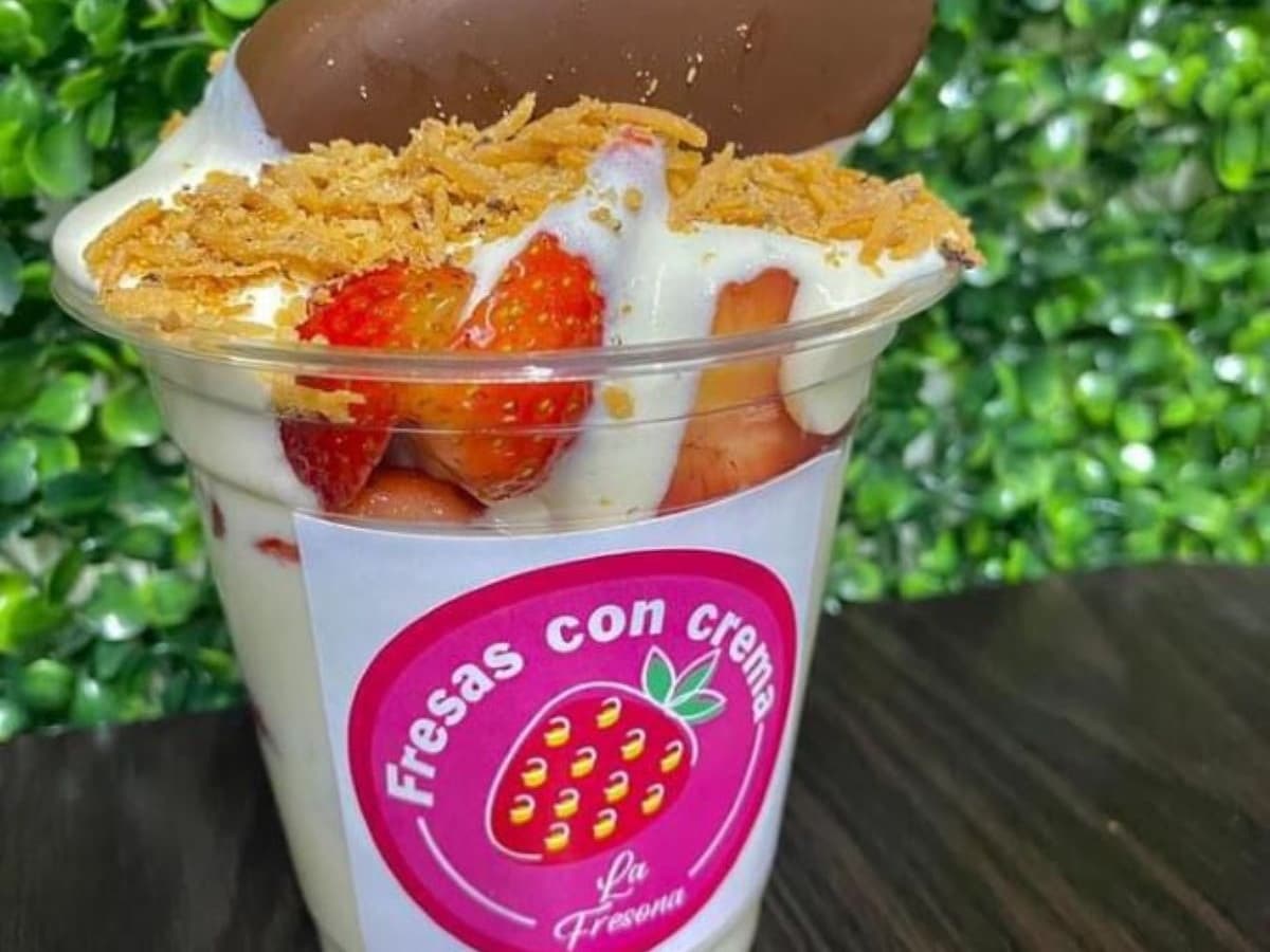 Fresas con Crema La Fresona