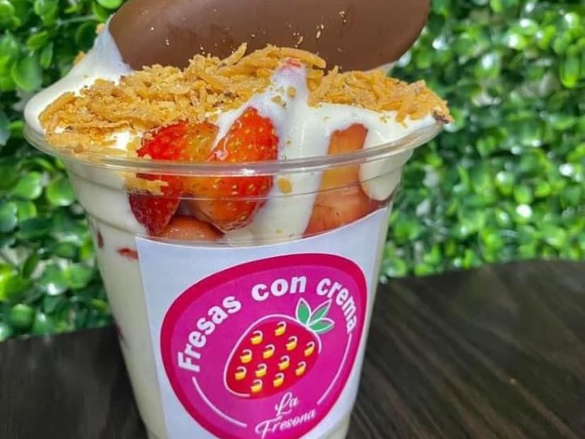 Fresas con Crema La Fresona