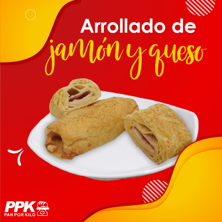 Arrollado Jamón & Queso Mozzarella