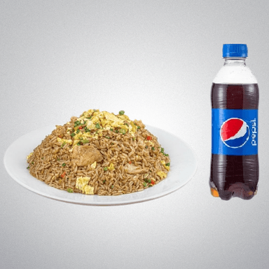 Chaufa de Pollo y Pepsi 355 ml