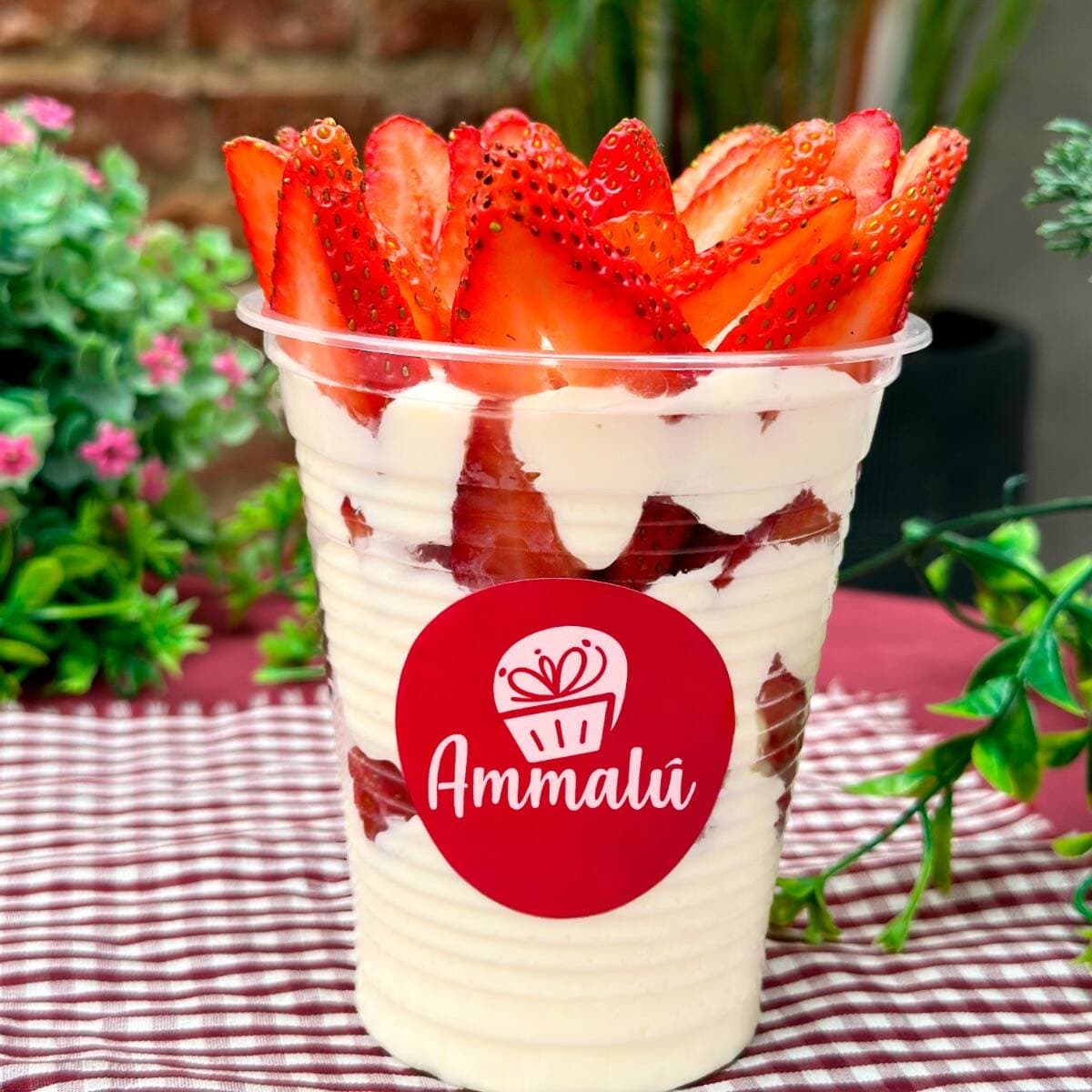 Fresas con Crema 14 oz