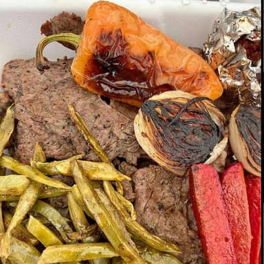 Orden de 500 grs de fajitas de res marinadas