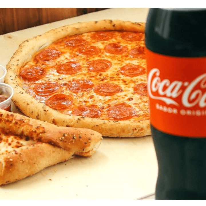Combo Pizza Pepperoni Individual + CocaCola300ml