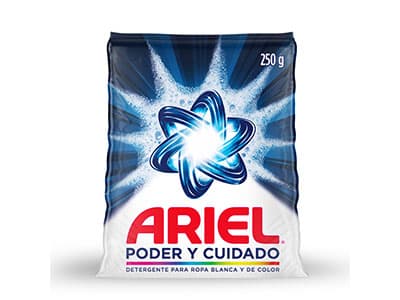 DETERGENTE ARIEL PERLAS LIMPIADORAS 250G