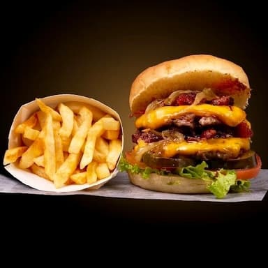 Hamburguesa Reburguesa más Papas
