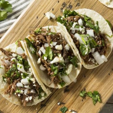 TACO CON TORTILLA DE MAIZ