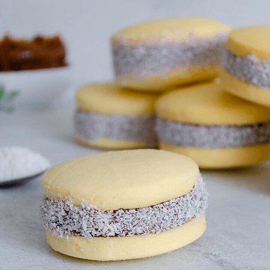Alfajor Argentino de Maicena y Dulce de Leche