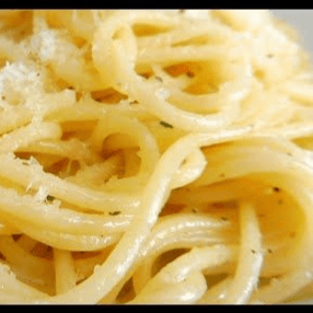 Espaguetti a la Mantequilla