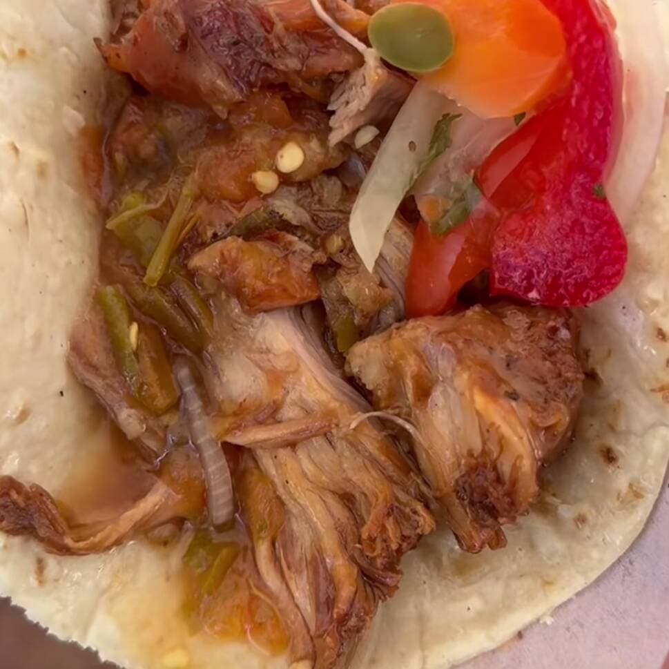 Taco de carnitas