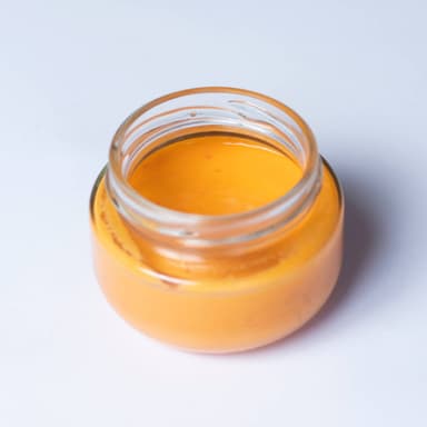 Salsa naranja cremosa