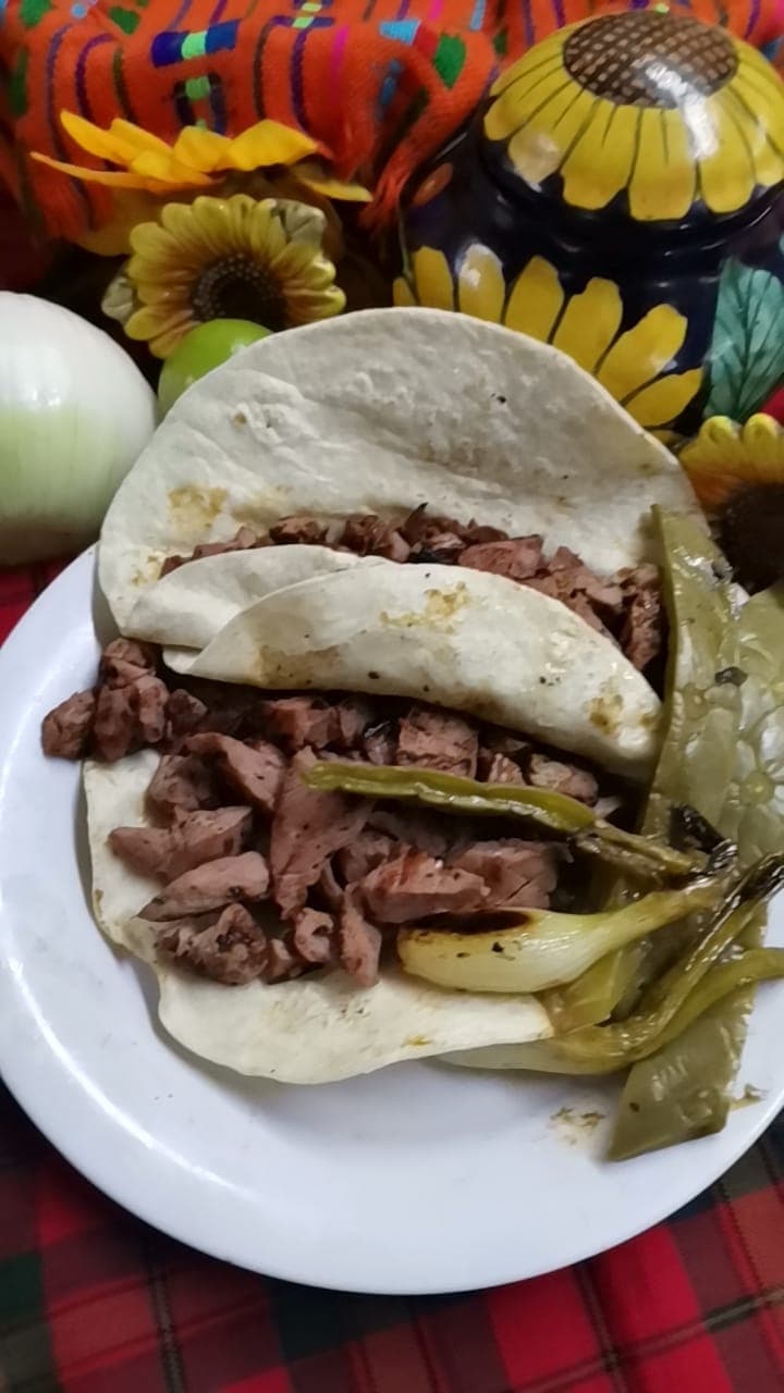 Tacos de Arrachera (Orden de 2 Tacos)
