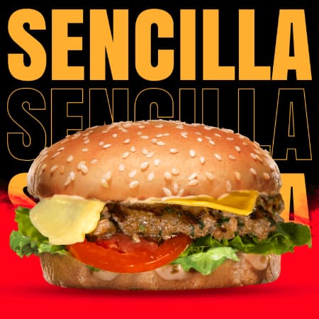 Hamburguesa Sencilla