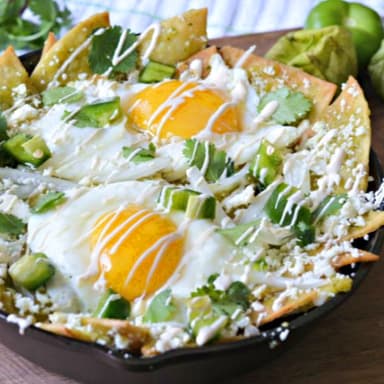 Chilaquiles Huevo Chicos