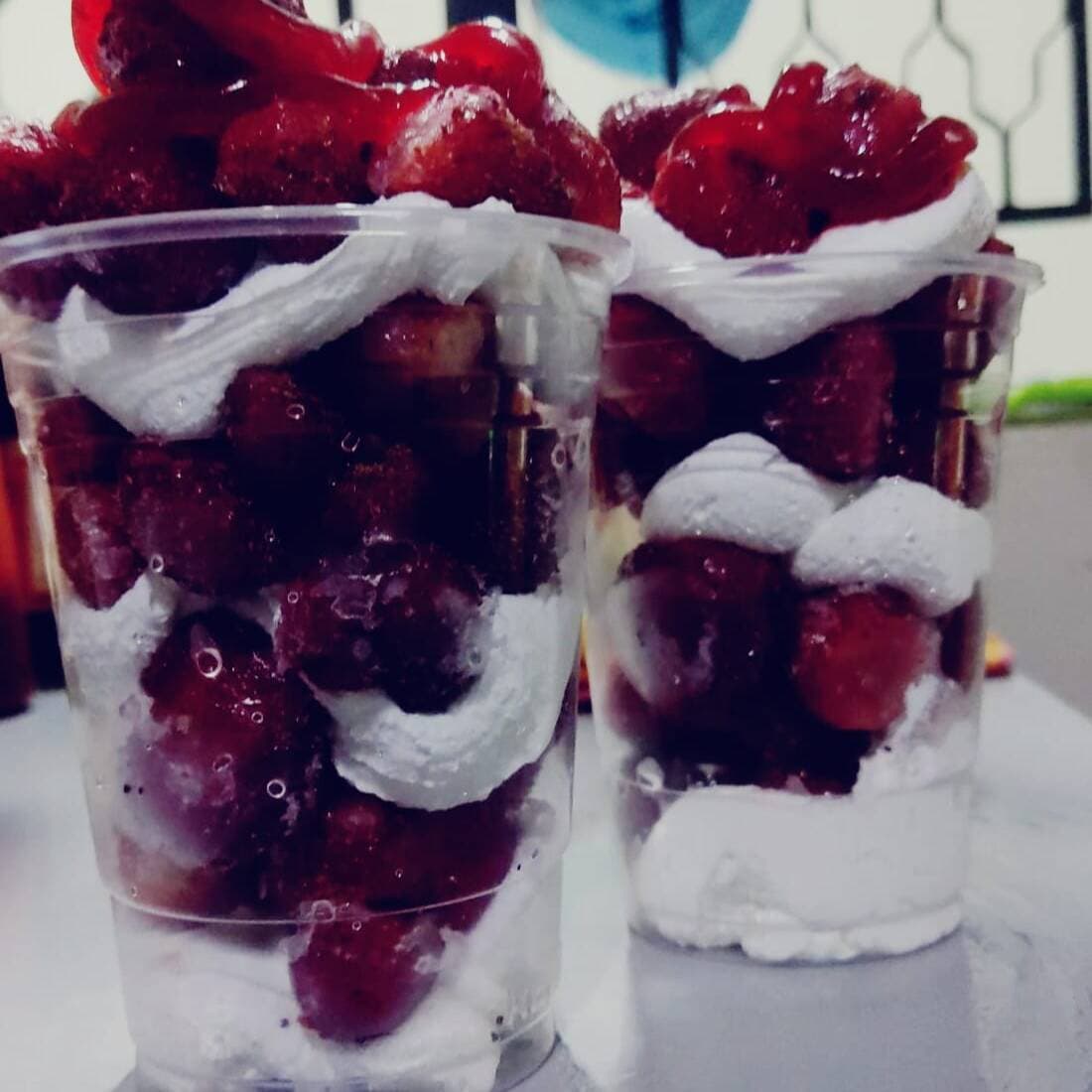 Fresas Naturales con CHANTILLY