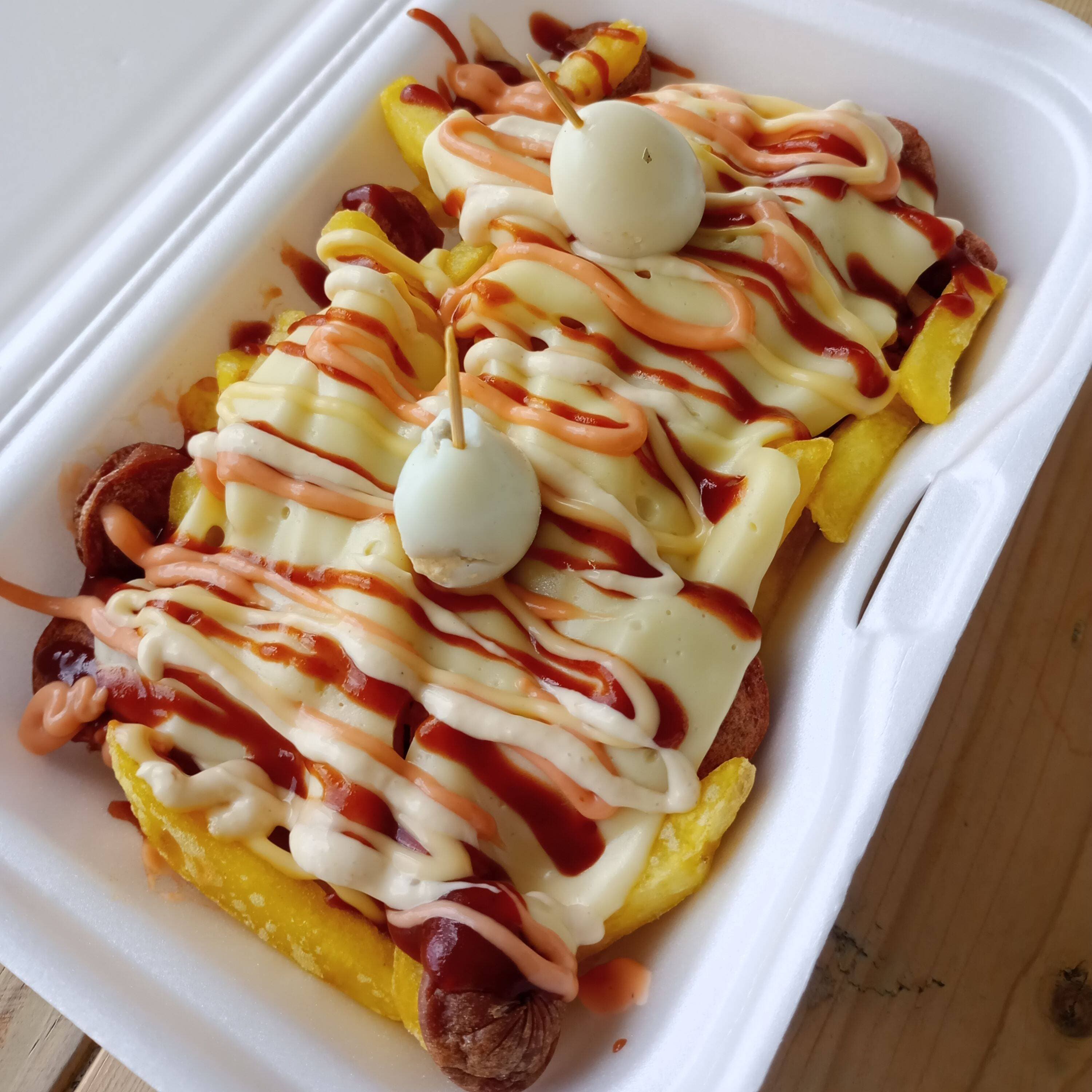Salchipapa Doble