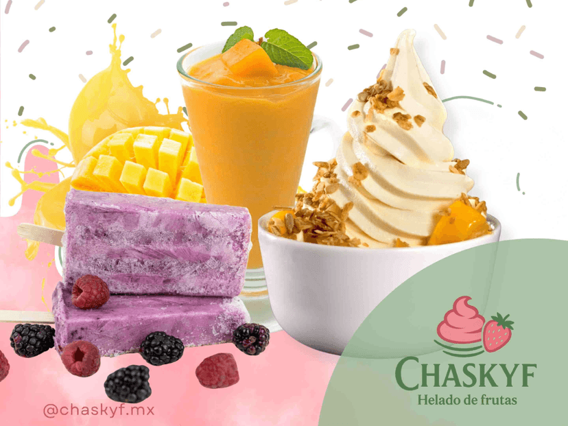 Chascas Chaskyf (Helado de frutas y yogurt)