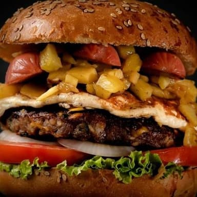 Hamburguesa Hawaiana