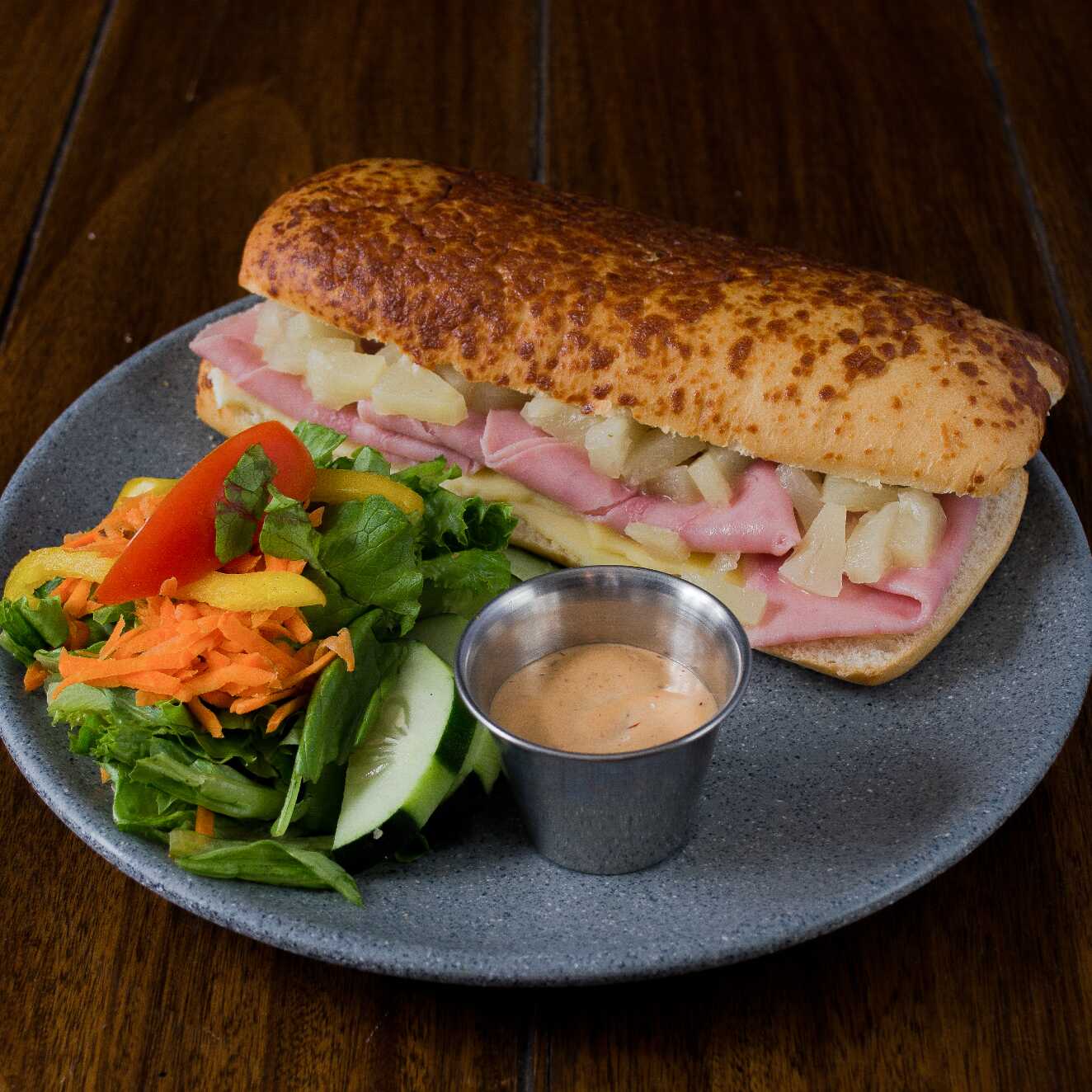Sándwich Hawaiano