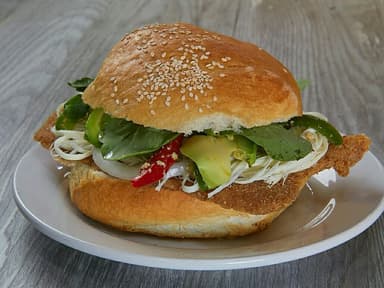 Cemita de Milanesa de Pollo