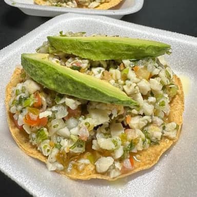 Tostada de Ceviche