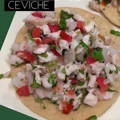 Tostada Ceviche (1 pieza)