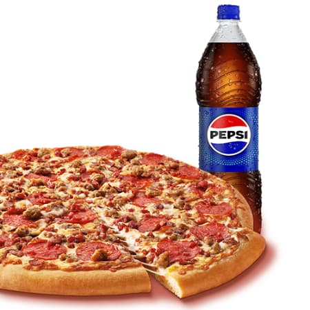 Pizza 3 Meat Treat + Pepsi 1.5L