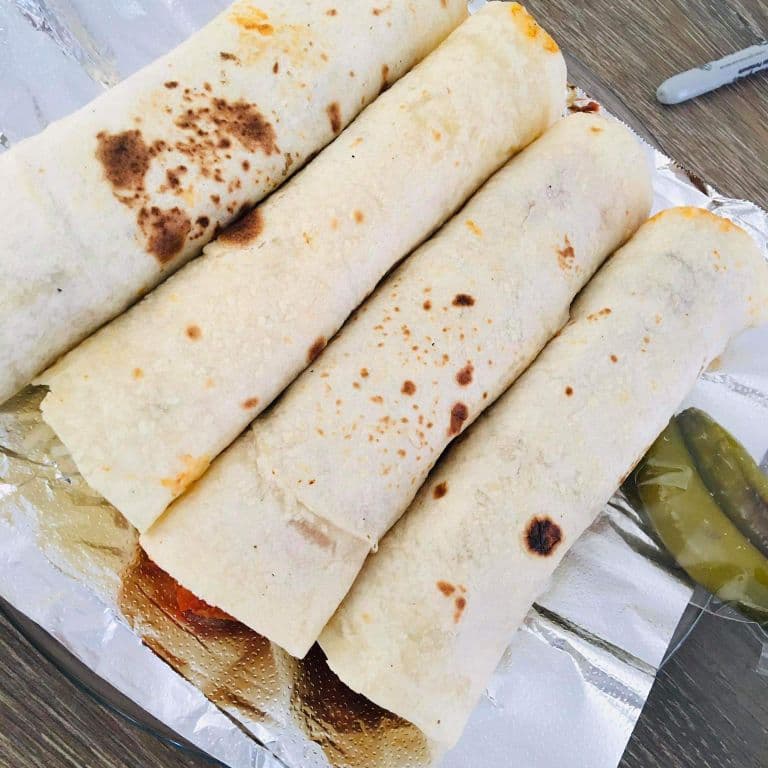 Burrtito chicharrón prensado