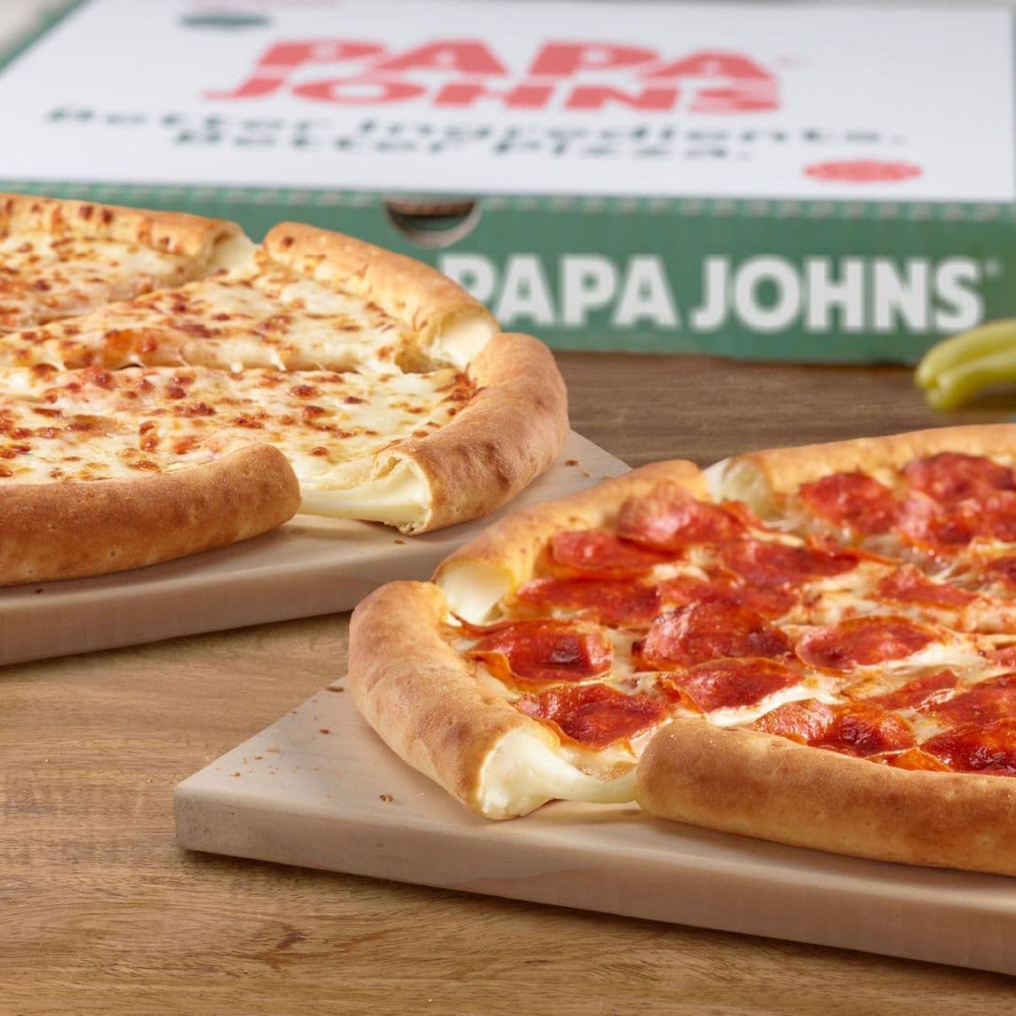 2  Pizzas Grande Borde Relleno