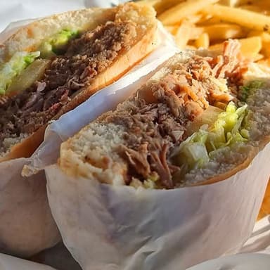 Torta lomo + papas
