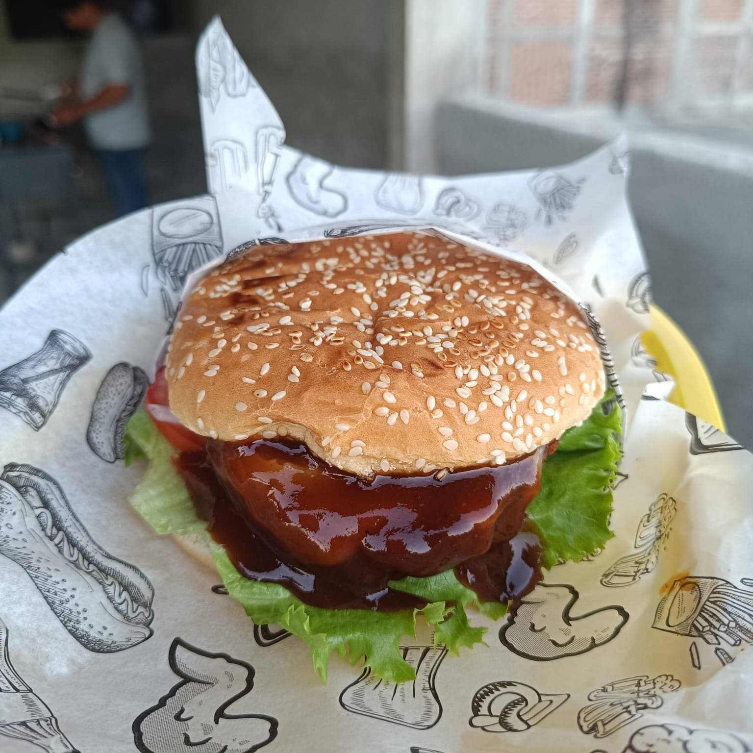 Hamburguesa de Pollo BBQ