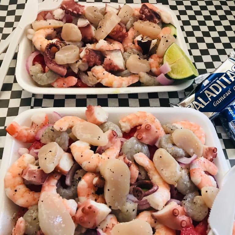 Ensalada Mixta De Camaron (Crudo y Cocido)