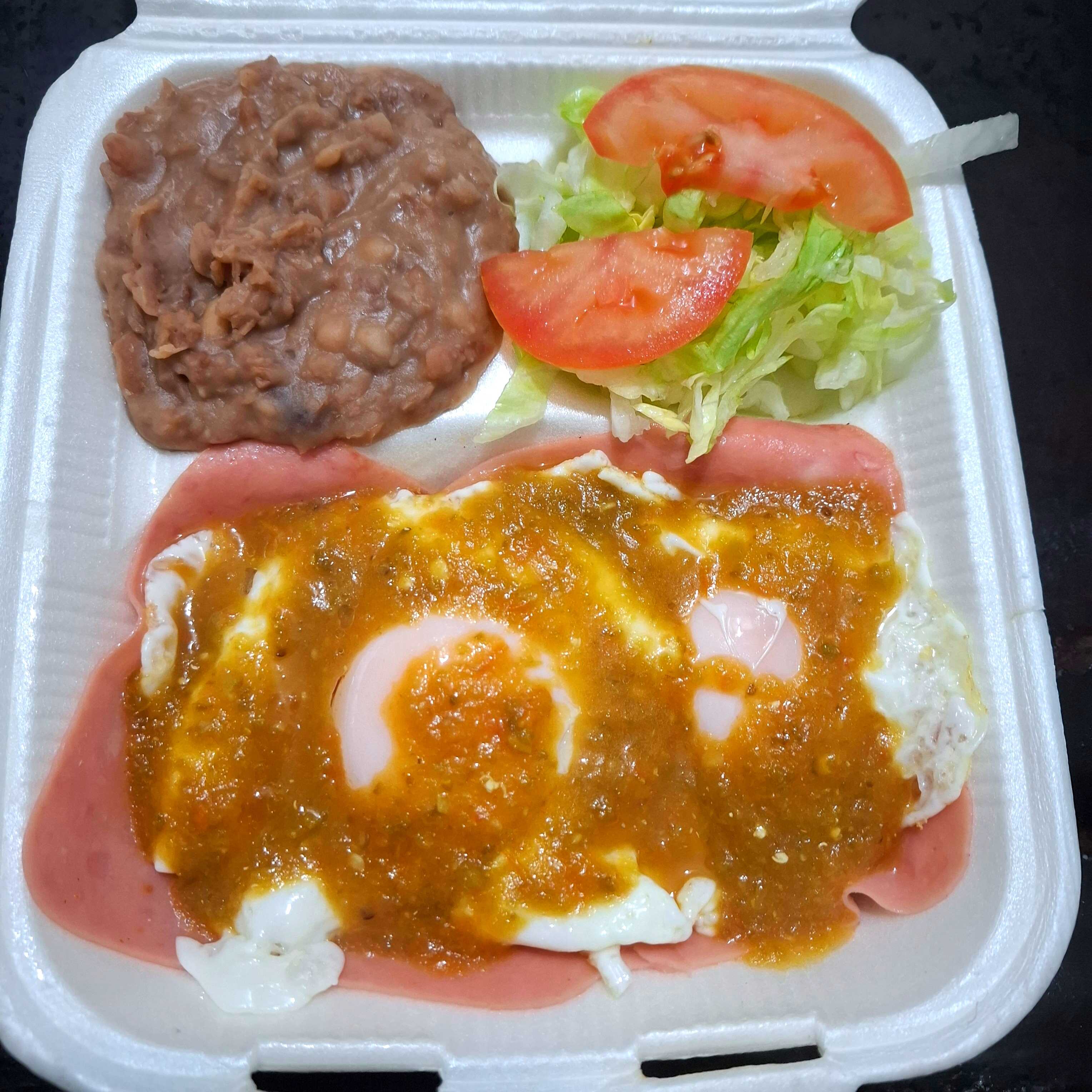 Huevos Montados (picantes)