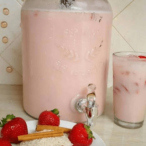 Horchata con Fresa
