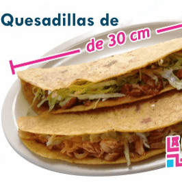 Quesadilla de Chicharrón prensado