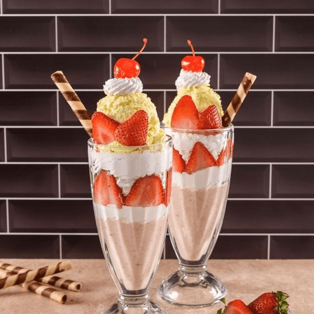 Fresas Con Helado