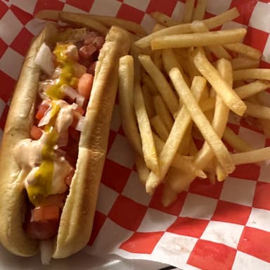 HOT DOG CON PAPAS