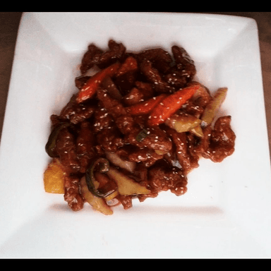 55. Cerdo en Salsa Agridulce