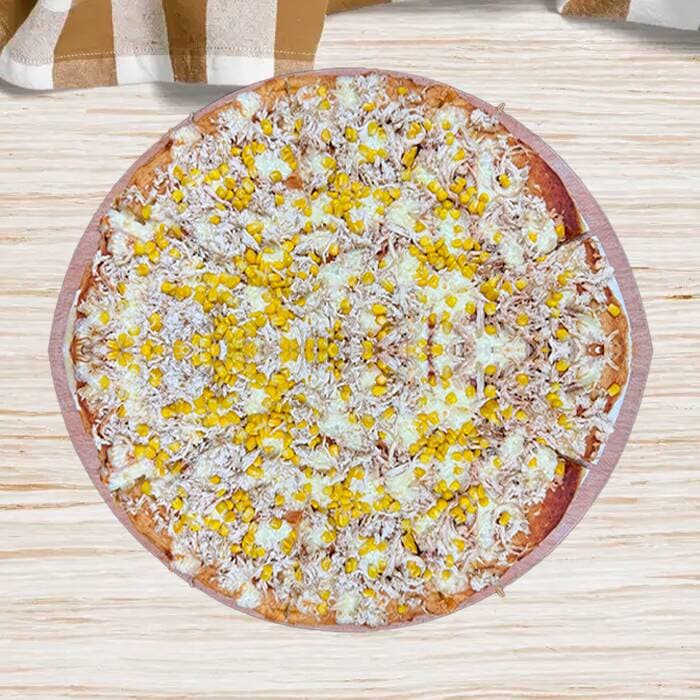 Pizza Grande Pollo y Maíz