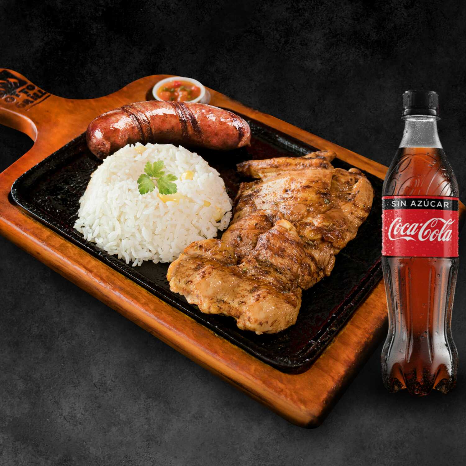 Filete de Pierna con Gaseosa - Combo Individual