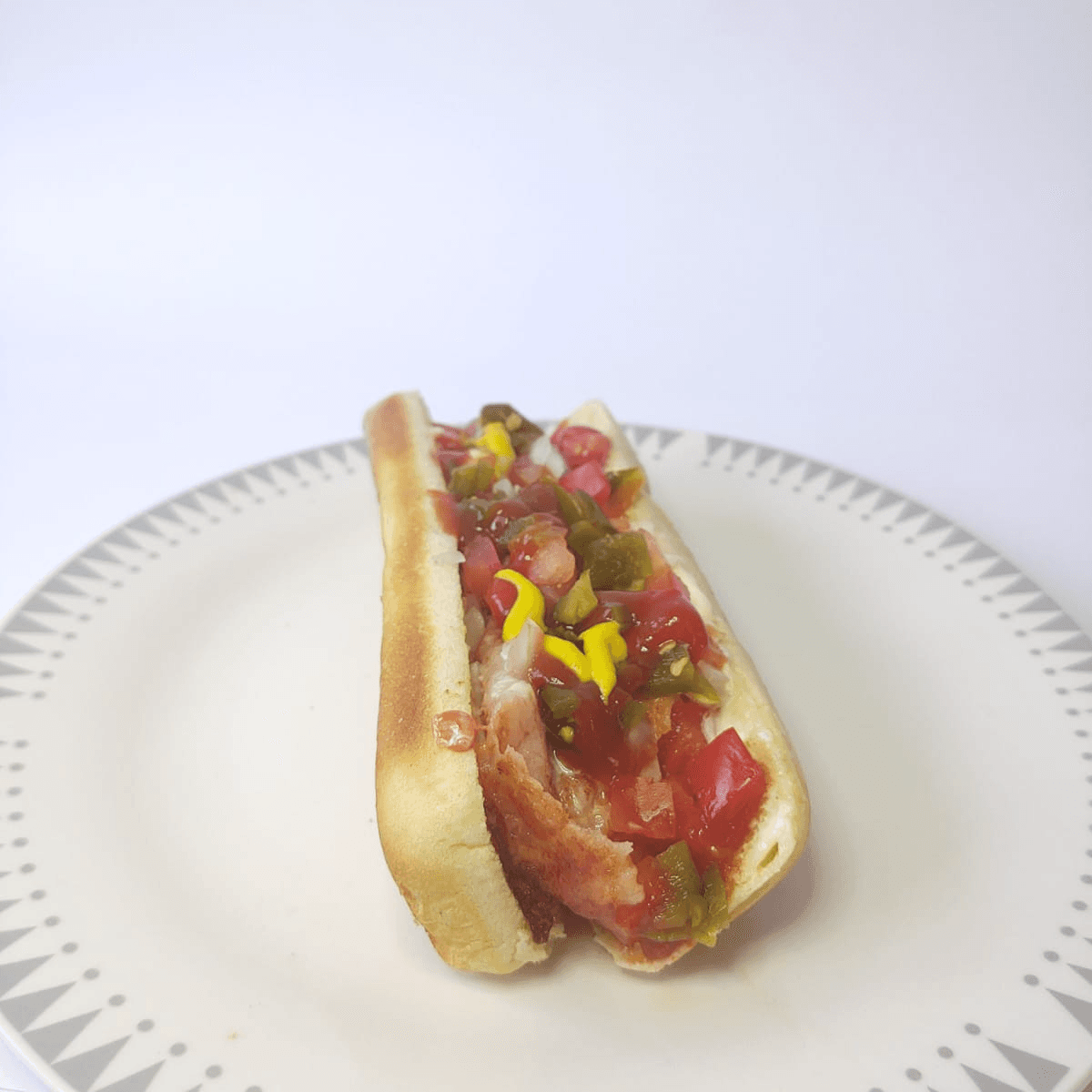 Hot Dog con Tocino