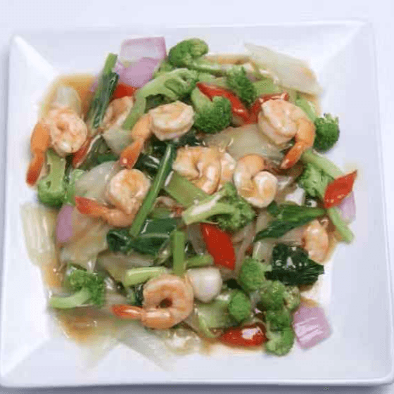 Tallarín con Langostino la carta