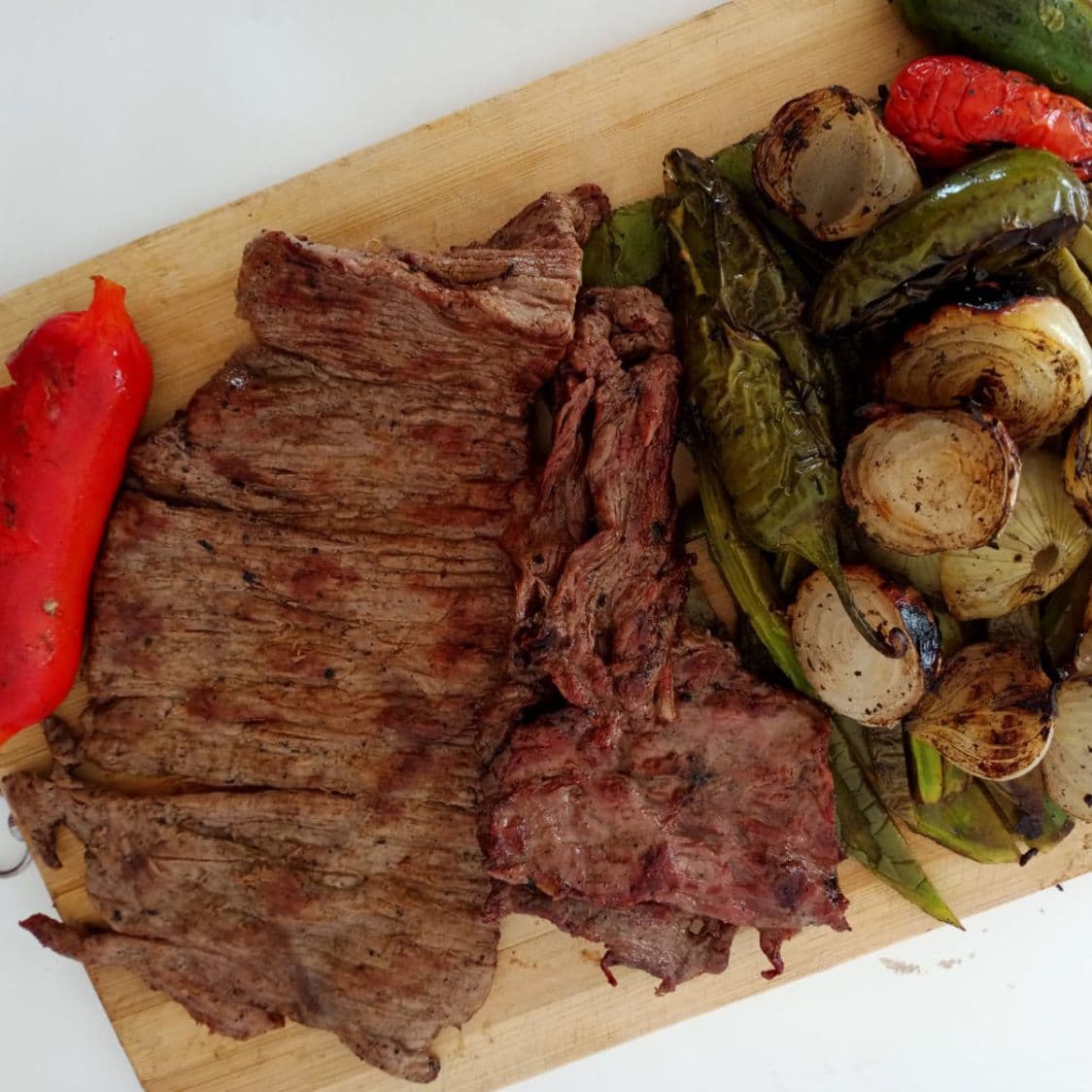 1/2 Kg de Arrachera Asada al Carbón