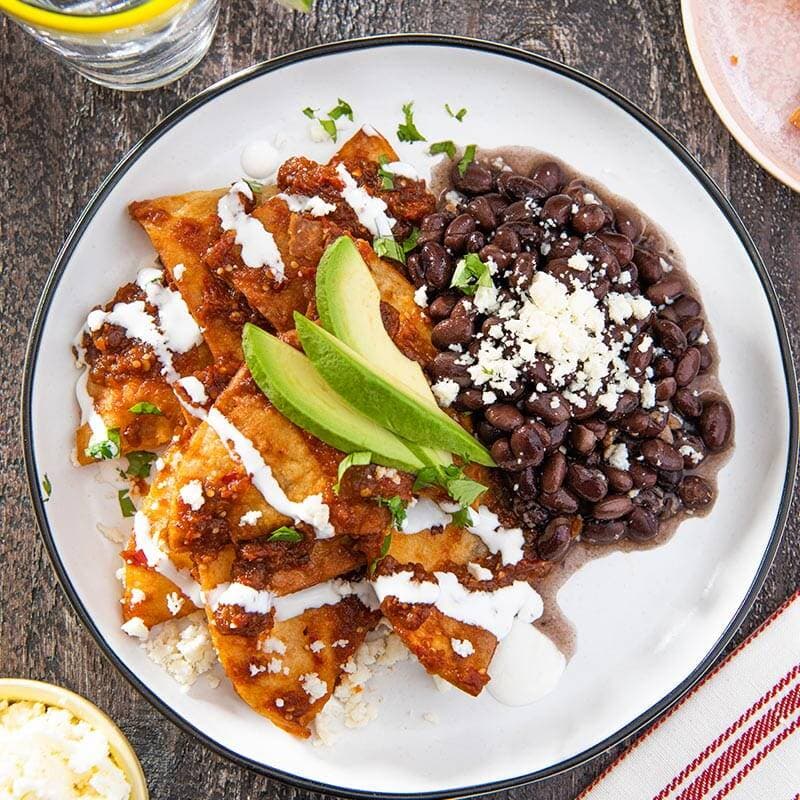 Chilaquiles Rojos