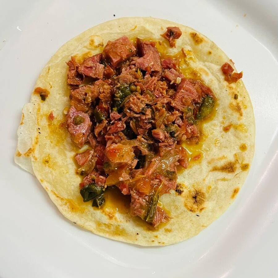 Taco de Marlín Ahumado