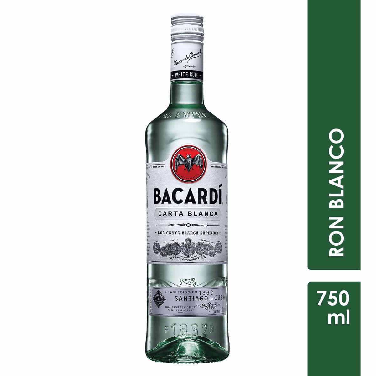 Ron Bacardi Blanco 700 ml
